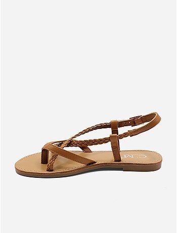 Sandalias planas trenzadas