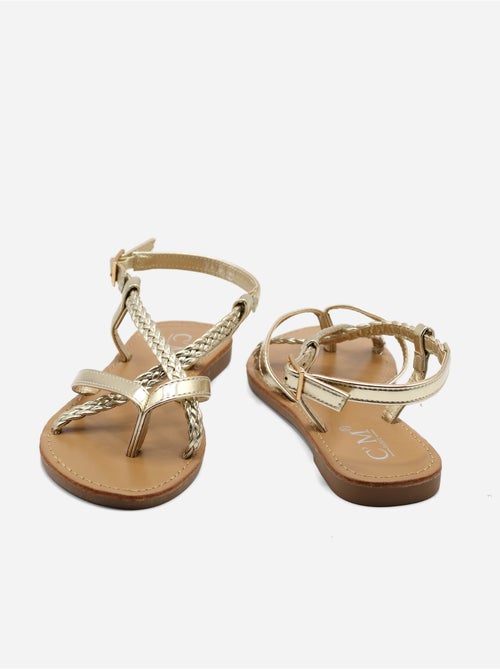 Sandalias planas trenzadas - Kiabi Sandalias planas trenzadas - Kiabi