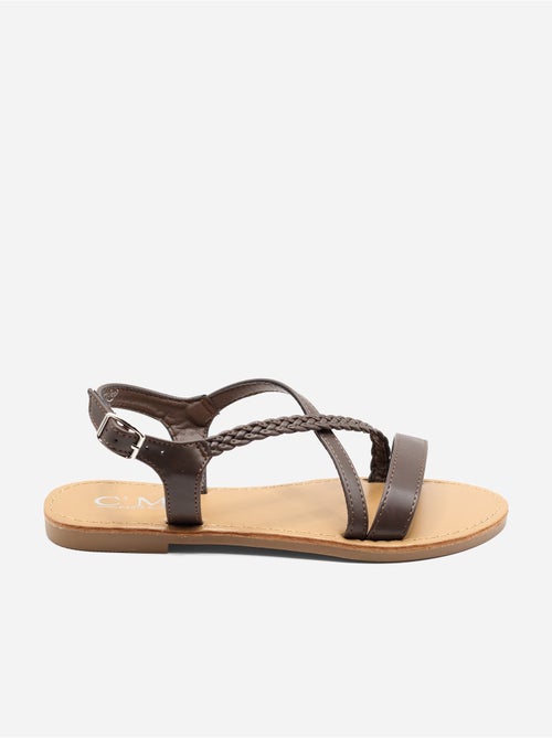 Sandalias planas trenzadas - Kiabi Sandalias planas trenzadas - Kiabi