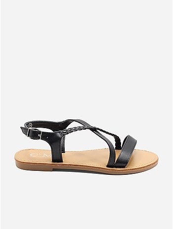 Sandalias planas trenzadas