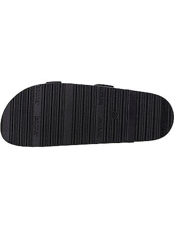 Sandalias plantilla de cuero parche confort everywear tacón Isotoner