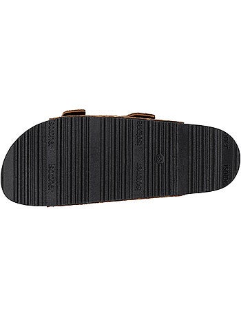 Sandalias plantilla de cuero parche confort everywear tacón Isotoner