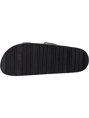 Sandalias plantilla de cuero parche confort everywear tacón Isotoner