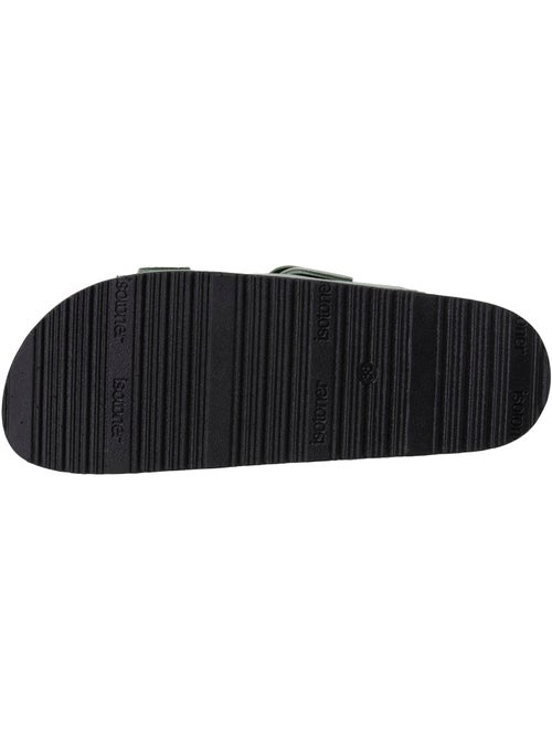 Sandalias plantilla de cuero parche confort everywear tacón Isotoner - Kiabi Sandalias plantilla de cuero parche confort everywear tacón Isotoner - Kiabi