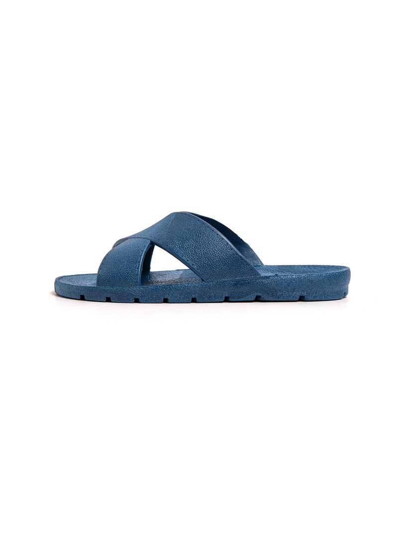 Sandalias playa hombre Brasileras suela goma Azul - Kiabi