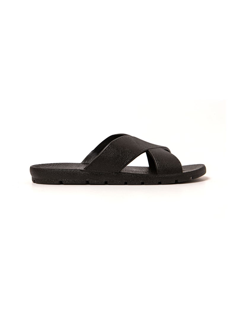Sandalias playa hombre Brasileras suela goma Negro - Kiabi