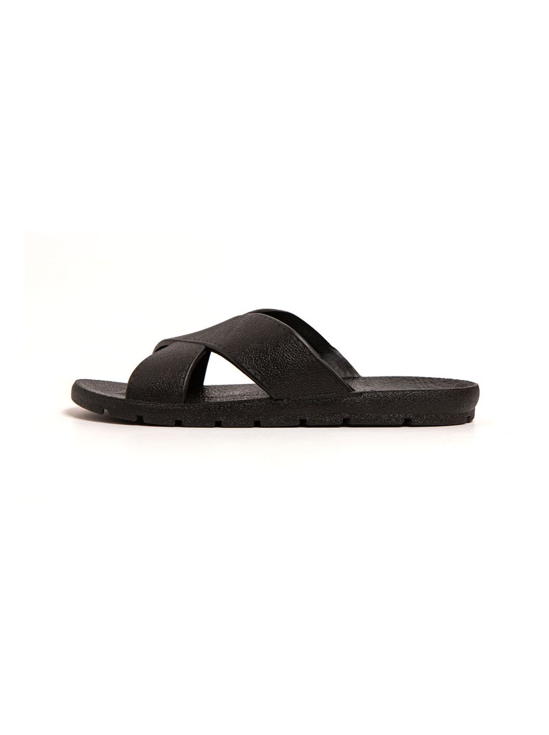 Sandalias playa hombre Brasileras suela goma Negro - Kiabi