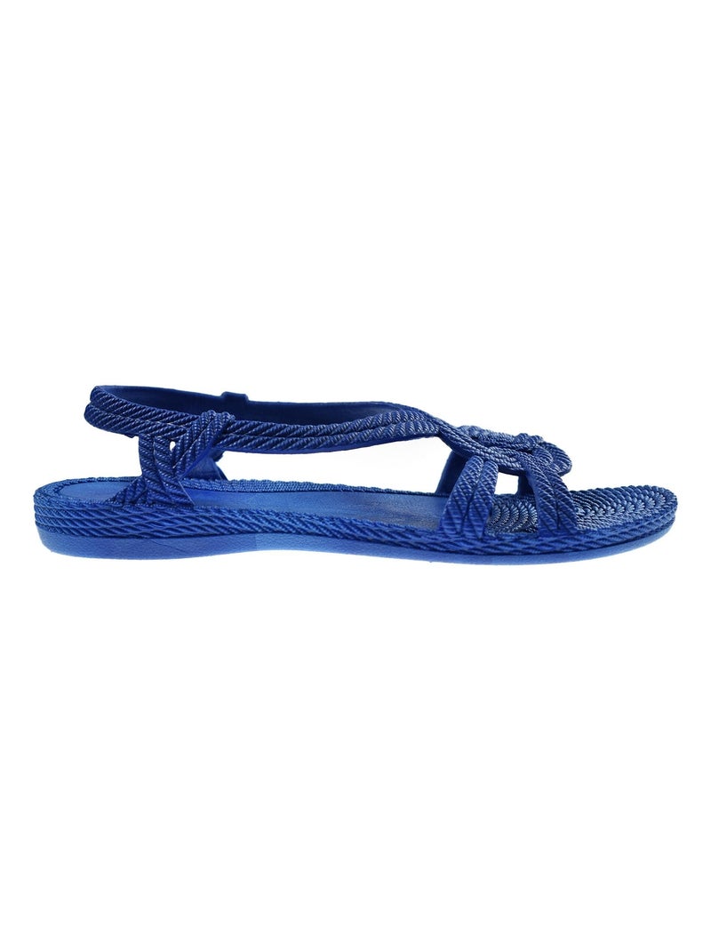 Sandalias playa mujer Brasileras suela goma Azul - Kiabi