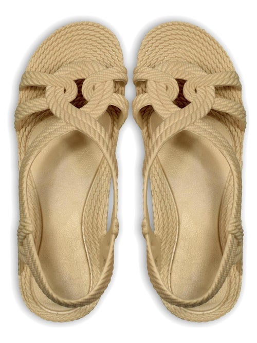 Sandalias playa mujer Brasileras suela goma - Kiabi