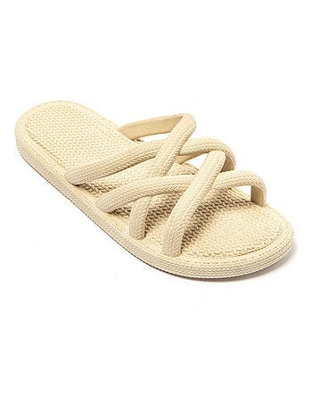 Sandalias playa mujer Brasileras suela goma