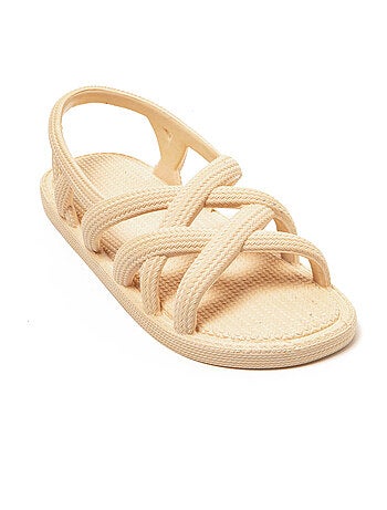 Sandalias playa mujer Brasileras suela goma