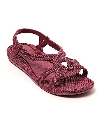 Sandalias playa mujer Brasileras suela goma