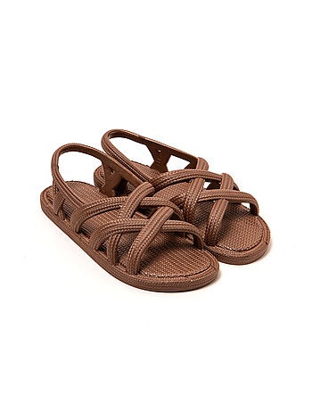 Sandalias playa mujer Brasileras suela goma