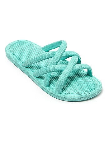 Sandalias playa mujer Brasileras suela goma