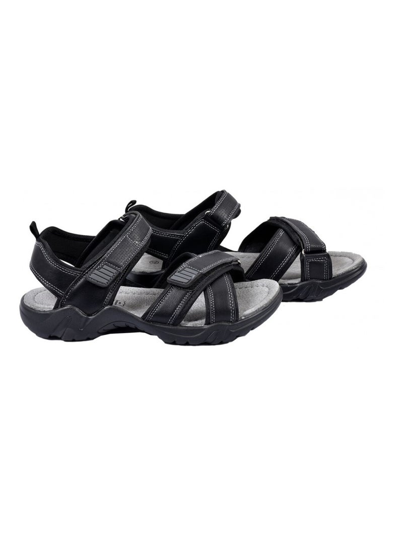 Sandalias PREMIUM LBS Scratch Negro - Kiabi