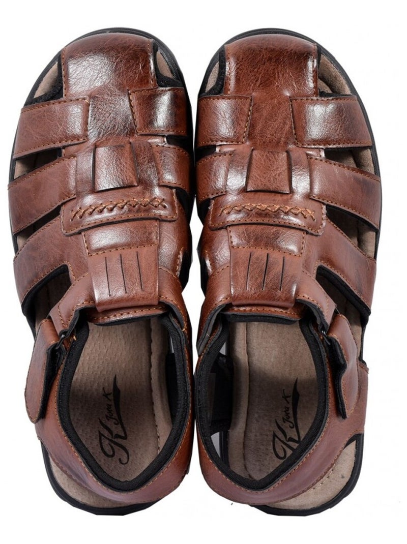Sandalias PREMIUM Scratch Marrón - Kiabi