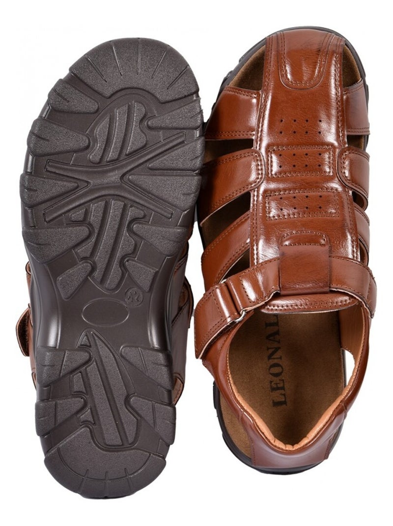 Sandalias PREMIUM Scratch Marrón - Kiabi