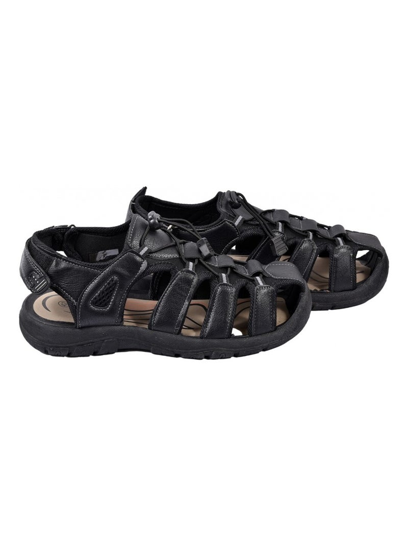 Sandalias PREMIUM Scratch Negro - Kiabi