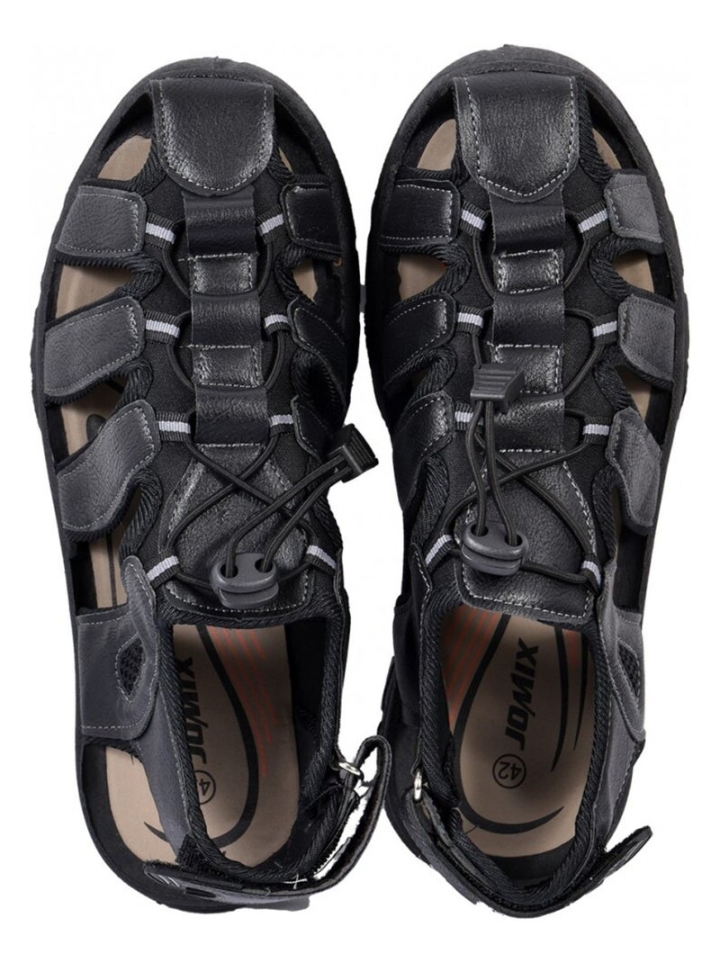 Sandalias PREMIUM Scratch Negro - Kiabi