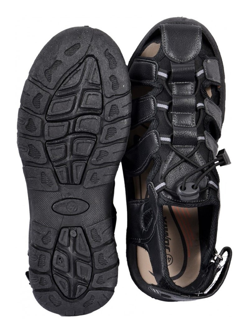 Sandalias PREMIUM Scratch Negro - Kiabi