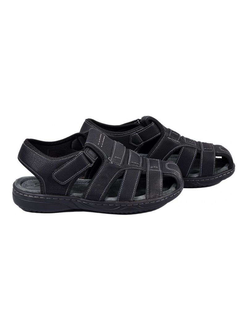Sandalias PREMIUM Scratch Negro - Kiabi