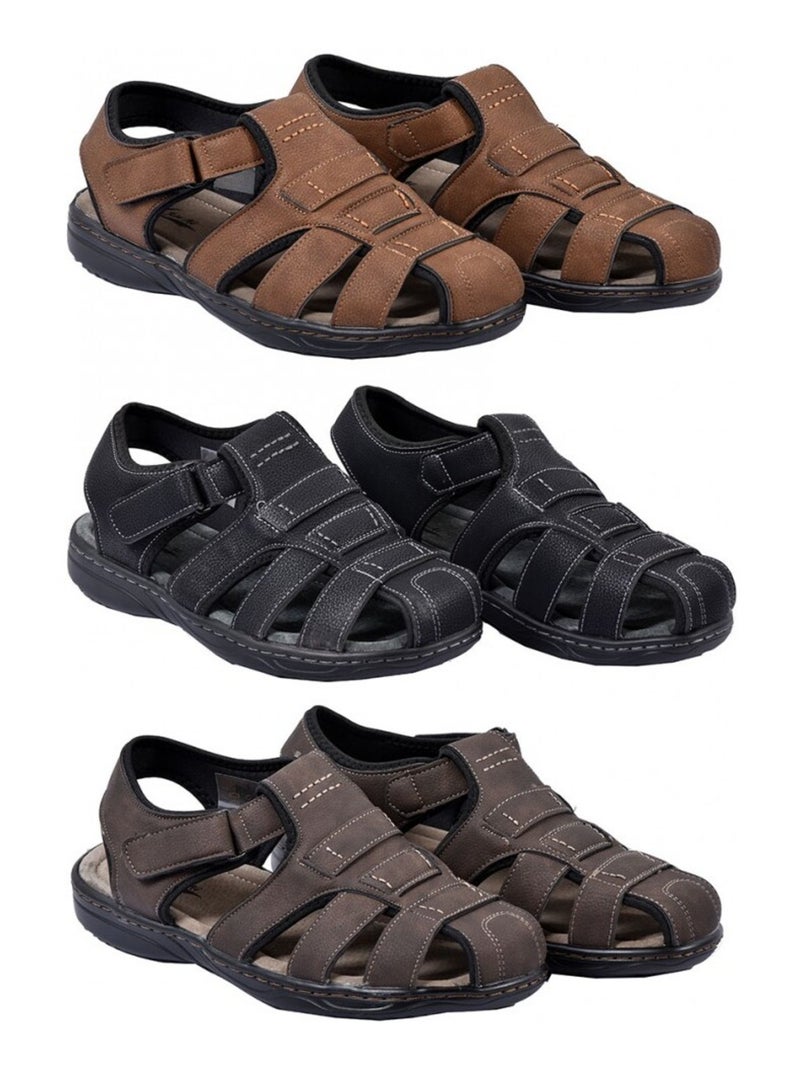 Sandalias PREMIUM Scratch Negro - Kiabi