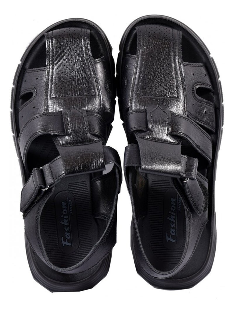 Sandalias PREMIUM Scratch Negro - Kiabi