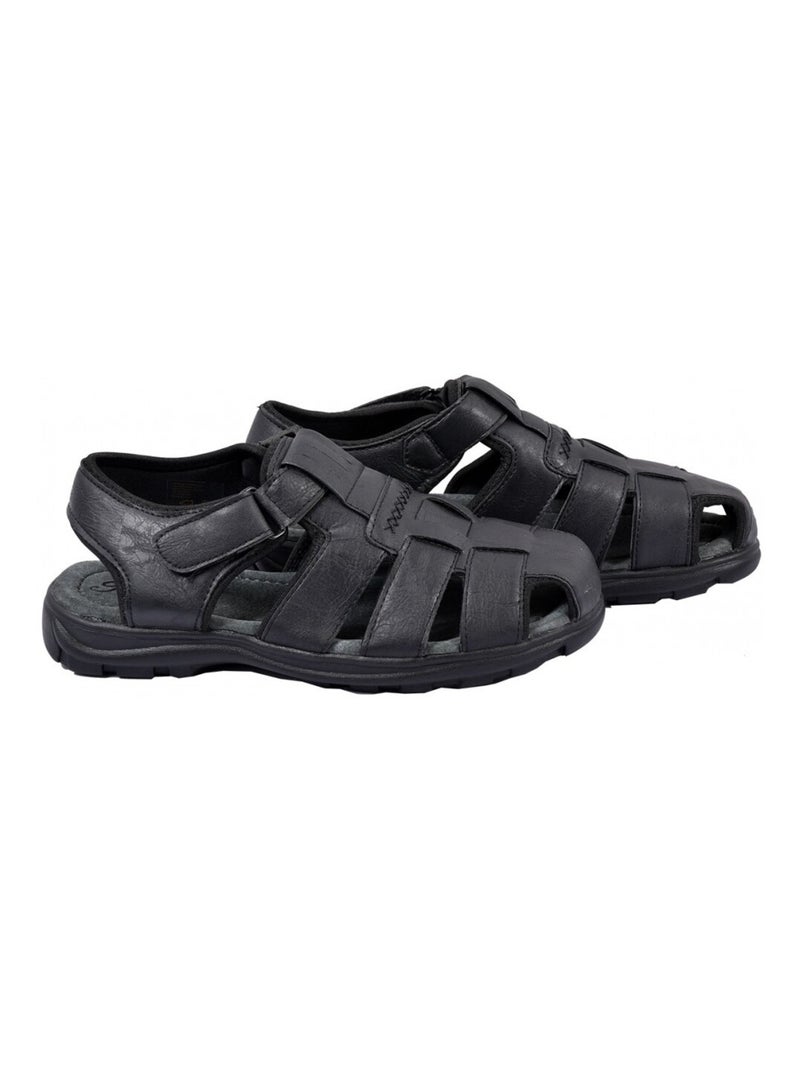 Sandalias PREMIUM Scratch Negro - Kiabi