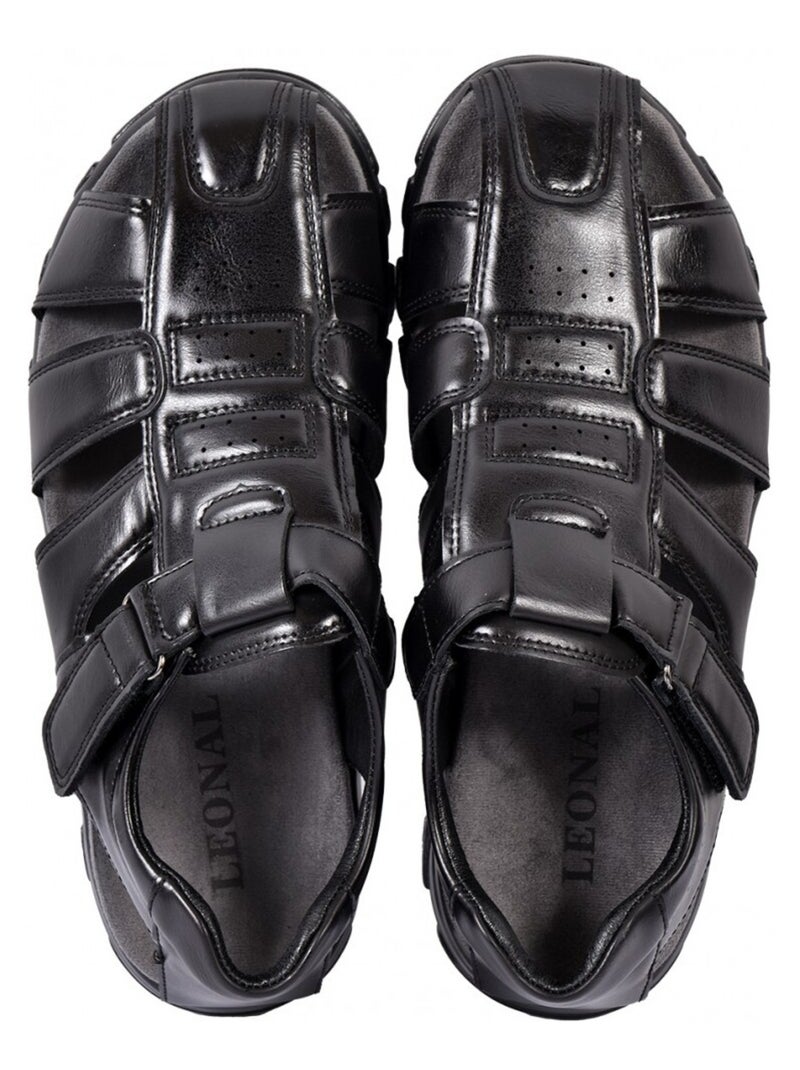 Sandalias PREMIUM Scratch Negro - Kiabi