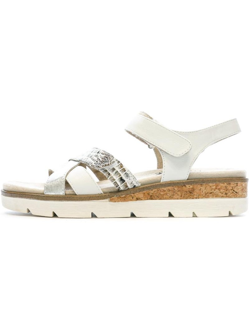 Sandalias relifejubroie para mujer Blanco - Kiabi