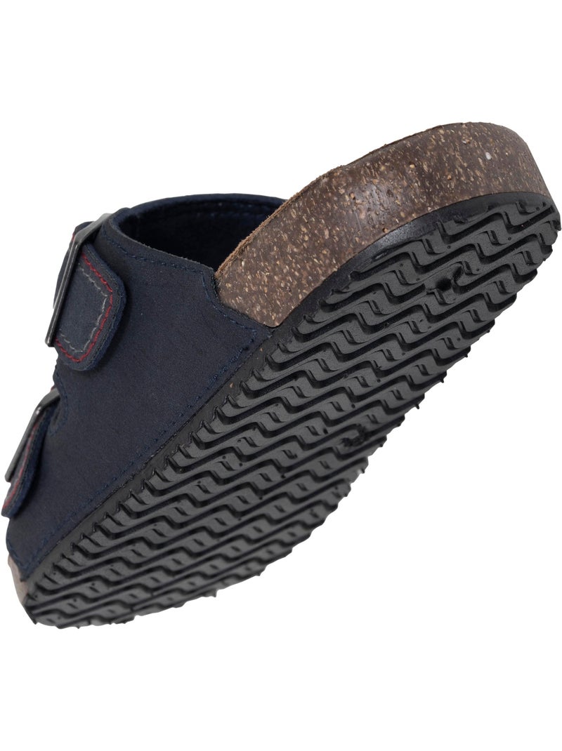 Sandalias Sandalias de doble tira, cómodas, suela ligera, sandalias de playa,  Isotoner Azul marino - Kiabi