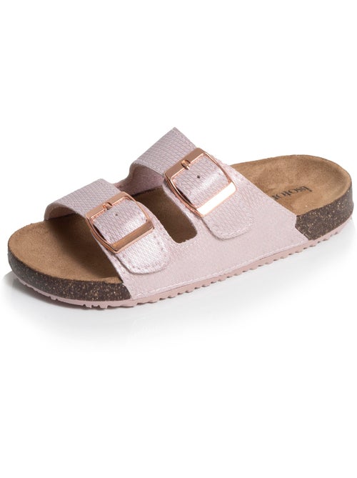 Sandalias sandalias de doble tira, cómodas, suela ligera, sandalias de playa, isotoner - Kiabi Sandalias sandalias de doble tira, cómodas, suela ligera, sandalias de playa, isotoner - Kiabi