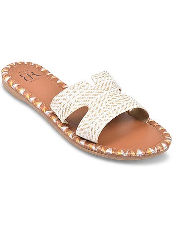 Sandalias Slide H Trenzado Vacaciones OZABI 2 Colores