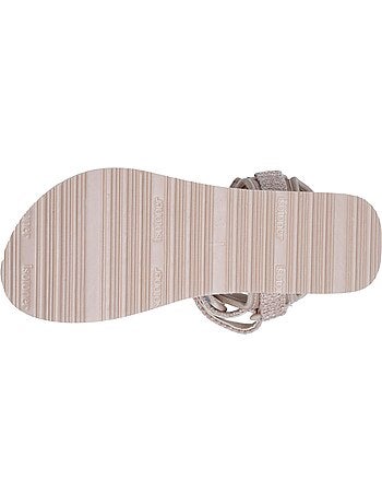 Sandalias Suela cómoda y ligera de 3,5 cm, Sandalias para playa, piscina, senderismo Isotoner