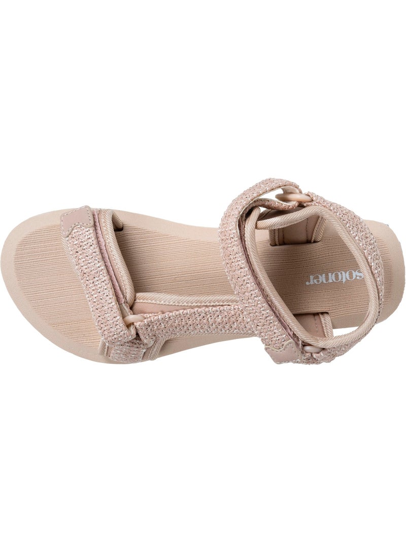 Sandalias Suela cómoda y ligera de 3,5 cm, Sandalias para playa, piscina, senderismo  Isotoner Beige - Kiabi