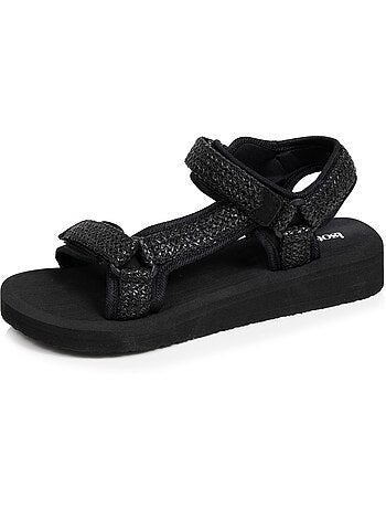 Sandalias Suela cómoda y ligera de 3,5 cm, Sandalias para playa, piscina, senderismo Isotoner