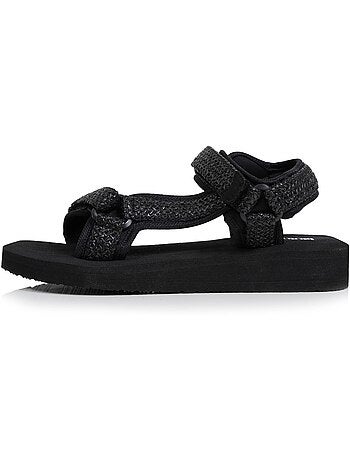 Sandalias Suela cómoda y ligera de 3,5 cm, Sandalias para playa, piscina, senderismo Isotoner