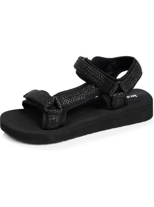 Sandalias Suela cómoda y ligera de 3,5 cm, Sandalias para playa, piscina, senderismo  Isotoner - Kiabi