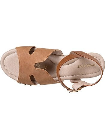 Sandalias suela con memoria de forma tacón de 3,5 cm