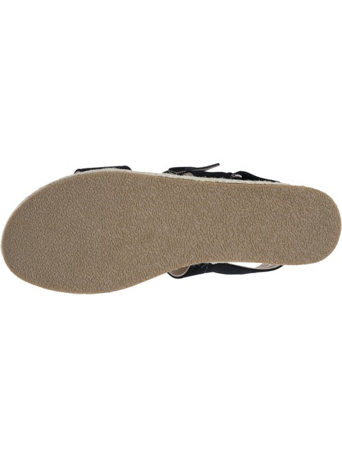 Sandalias suela con memoria de forma, tacón de 3,5 cm, diseño de cuerda  Isotoner - Kiabi
