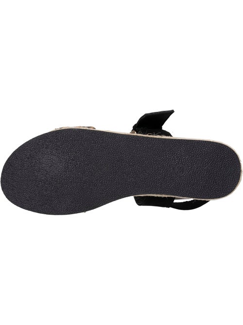 Sandalias suela con memoria de forma, tacón de 3,5 cm, diseño de cuerda y leopardo Isotoner - Kiabi Sandalias suela con memoria de forma, tacón de 3,5 cm, diseño de cuerda y leopardo Isotoner - Kiabi