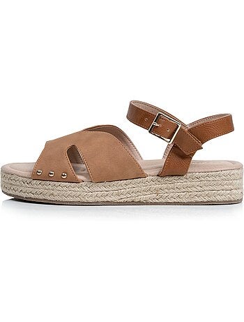 Sandalias suela con memoria de forma tacón de 3,5 cm Isotoner