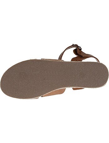 Sandalias suela con memoria de forma tacón de 3,5 cm Isotoner
