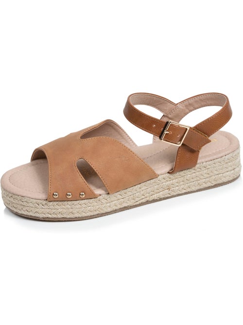 Sandalias suela con memoria de forma tacón de 3,5 cm  Isotoner - Kiabi
