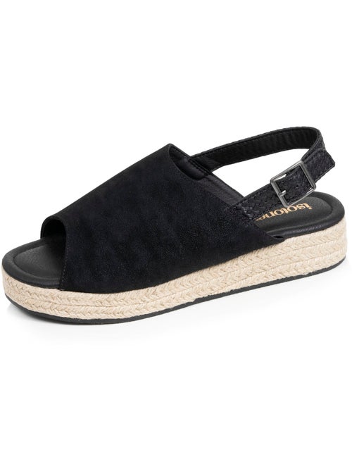 Sandalias suela con memoria de forma tacón de 3,5 cm  Isotoner - Kiabi