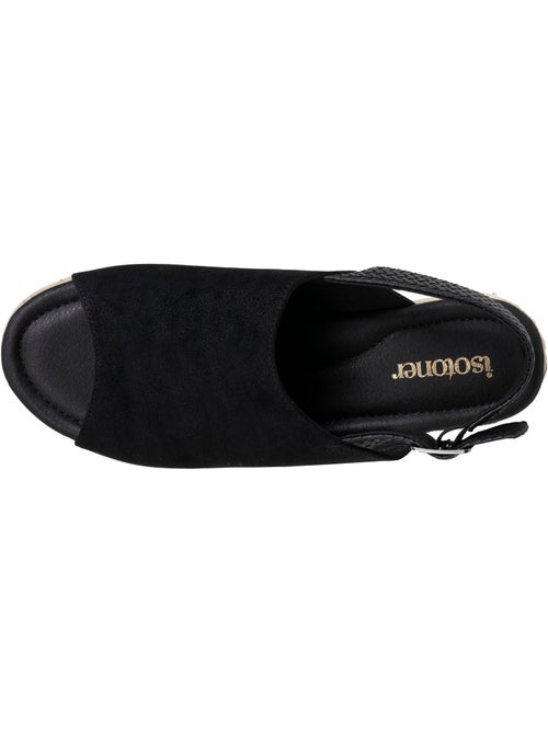 Sandalias suela con memoria de forma tacón de 3,5 cm  Isotoner - Kiabi