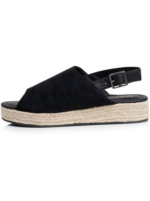 Sandalias suela con memoria de forma tacón de 3,5 cm  Isotoner - Kiabi