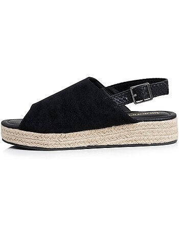 Sandalias suela con memoria de forma tacón de 3,5 cm