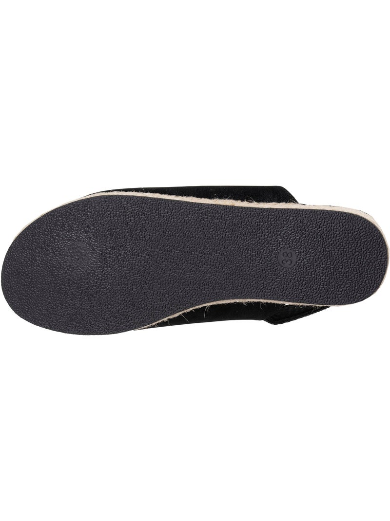 Sandalias suela con memoria de forma tacón de 3,5 cm Negro - Kiabi
