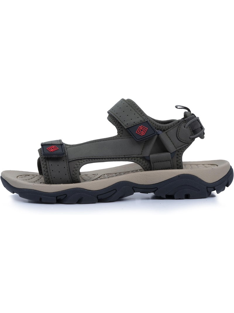 Sandalias suela deportiva, cómoda y ligera, sandalias para playa, piscina, Caqui - Kiabi